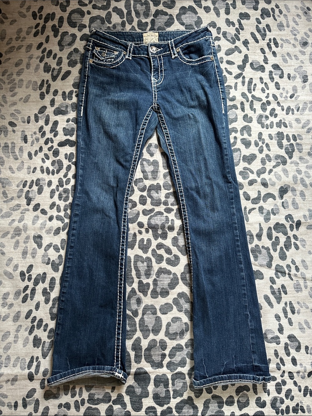 L.A. idol Dark Blue Bootcut Jeans